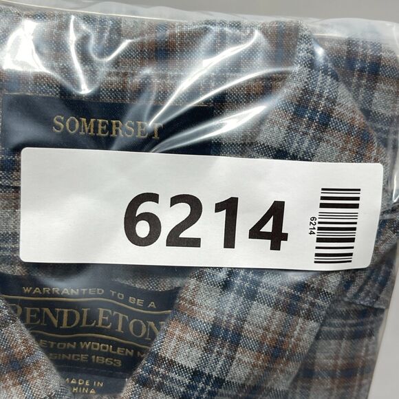 Pendleton Somerset Flannel Shirt Men  Small Button Down Plaid Long Sleeve Casual - Picture 12 of 12